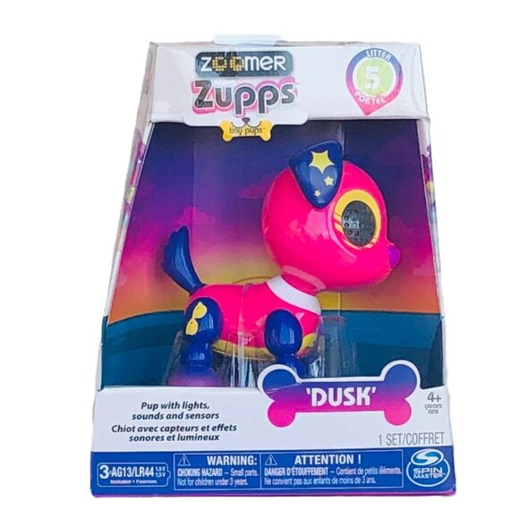 Zoomer Zupps Retriever Dusk Electra Interactive Puppy w/light, sounds New Sealed - Picture 1 of 16
